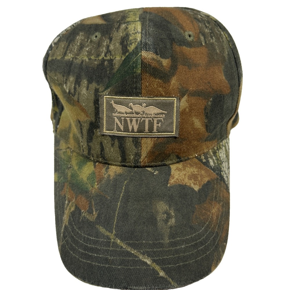 Camo Trucker Cap Hat NWTF National Wild Turkey Federation Empire As Is